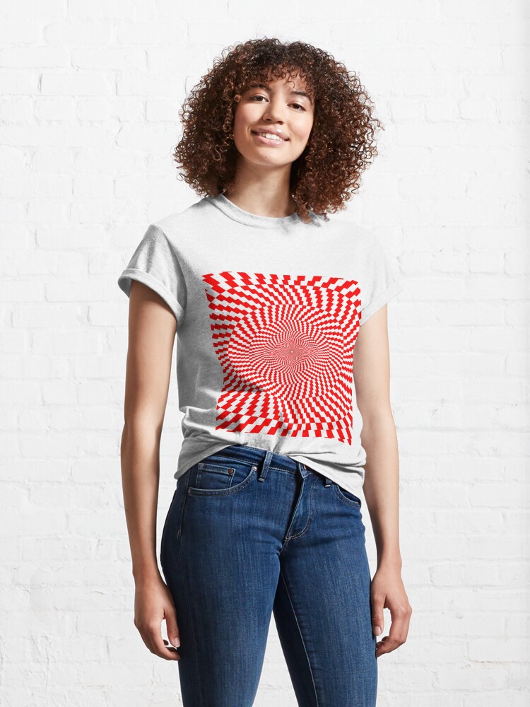Alternate view of Optical Illusion, Visual Illusion, Physical Illusion, Physiological Illusion, Cognitive Illusions Classic T-Shirt