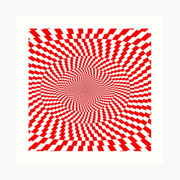 Optical Illusion, Visual Illusion, Physical Illusion, Physiological Illusion, Cognitive Illusions Art Print