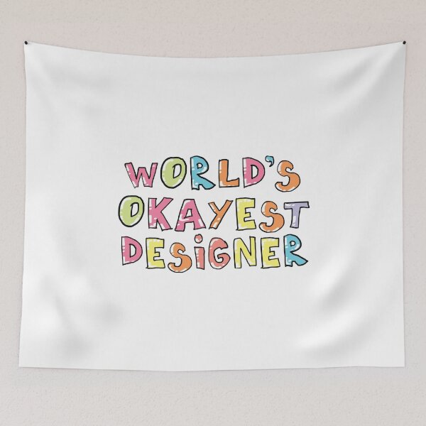 Item preview, World's Okayest Designer Gift Idea designed and sold by betternotes.