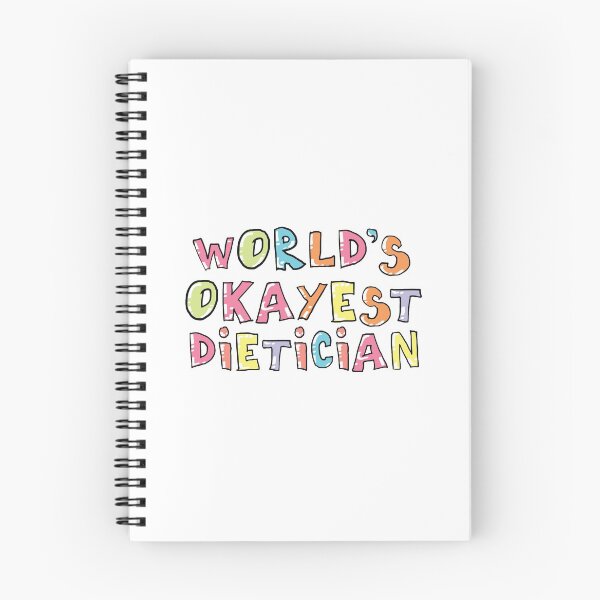 Item preview, World's Okayest Dietician Gift Idea designed and sold by betternotes.