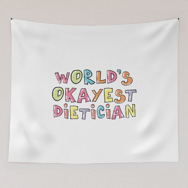 Item preview, World's Okayest Dietician Gift Idea designed and sold by betternotes.
