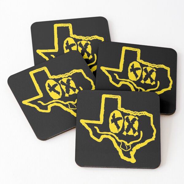 Item preview, TX Eyes Texas Grunge Smiling Face designed and sold by pelagio.