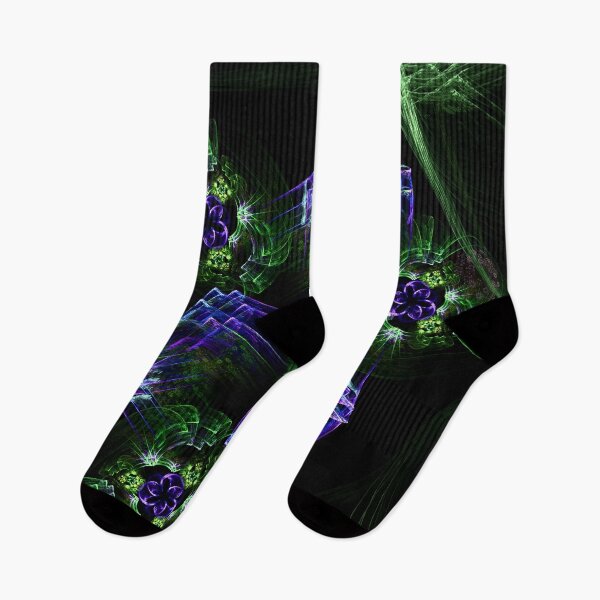 Item preview, Fractal Land, Garden Of Violets & Mums designed and sold by IssyDesigns.