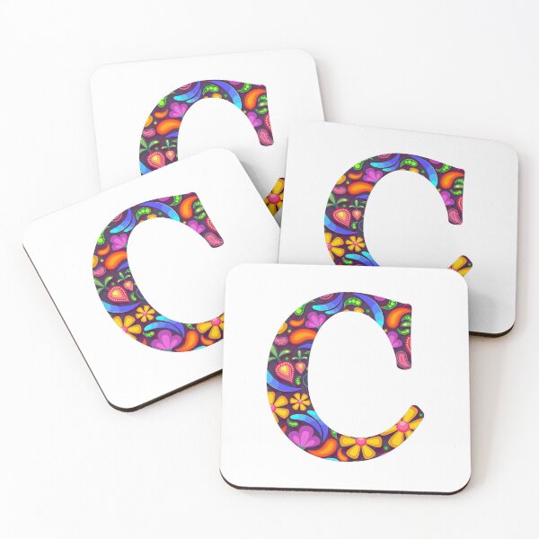 Item preview, Letter C Flowery Design designed and sold by Mountainman420.