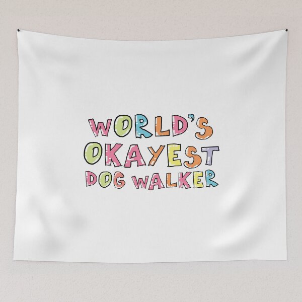 Item preview, World's Okayest Dog Walker Gift Idea designed and sold by betternotes.