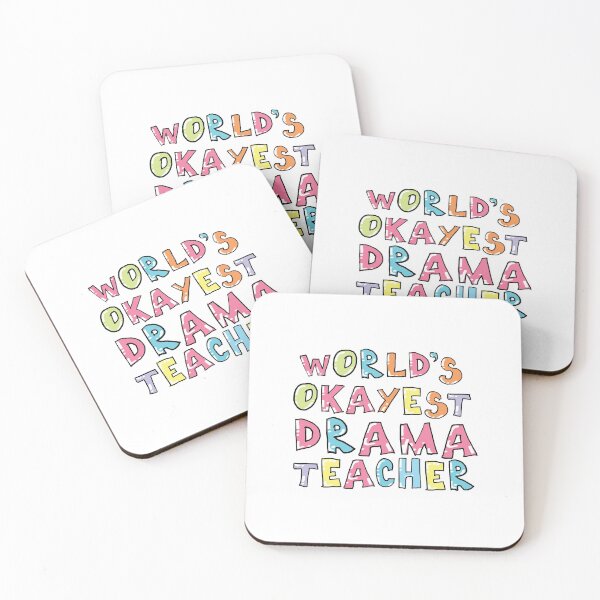 Item preview, World's Okayest Drama Teacher Gift Idea designed and sold by betternotes.
