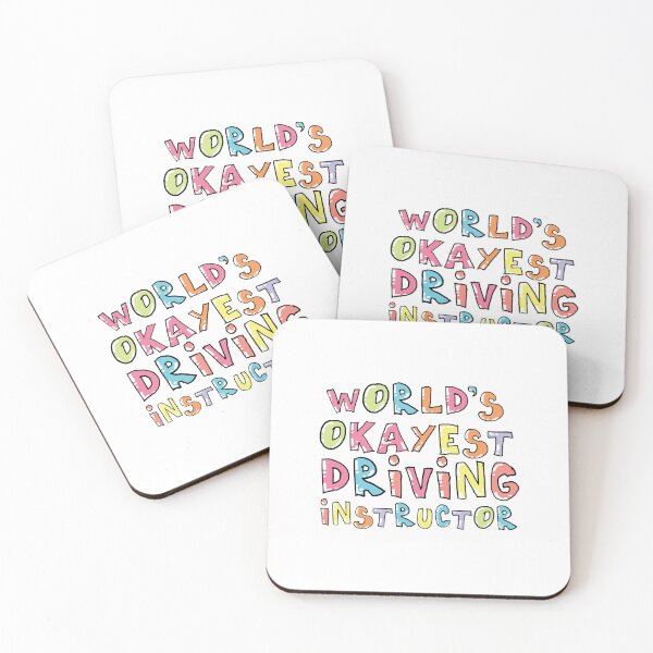 Item preview, World's Okayest Driving Instructor Gift Idea designed and sold by betternotes.