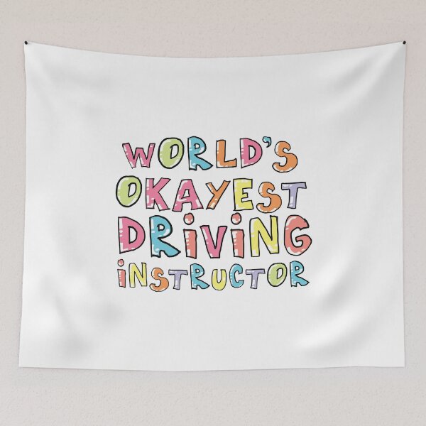 Item preview, World's Okayest Driving Instructor Gift Idea designed and sold by betternotes.