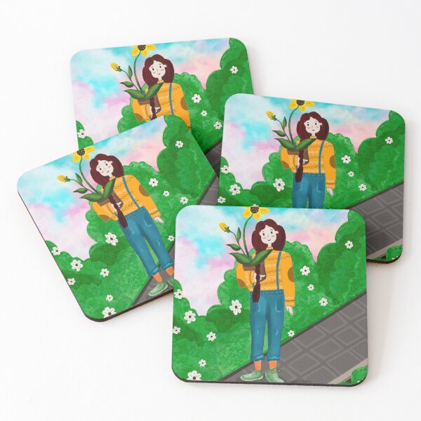 Item preview, Girl and flower designed and sold by Ricky Lee.