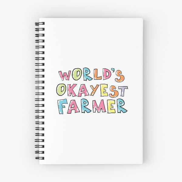 Item preview, World's Okayest Farmer Gift Idea designed and sold by betternotes.