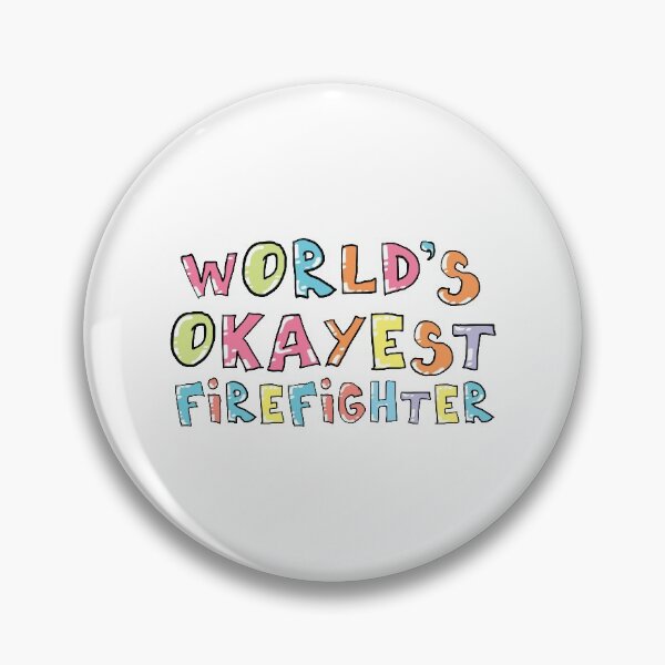 Item preview, World's Okayest Firefighter Gift Idea designed and sold by betternotes.
