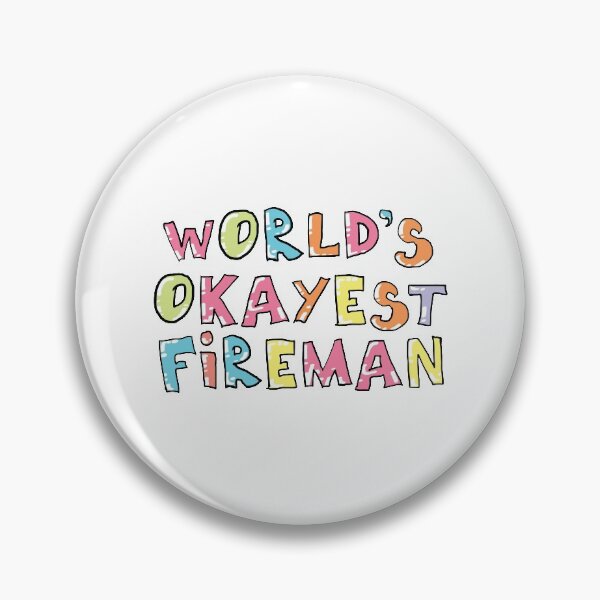 Item preview, World's Okayest Fireman Gift Idea designed and sold by betternotes.
