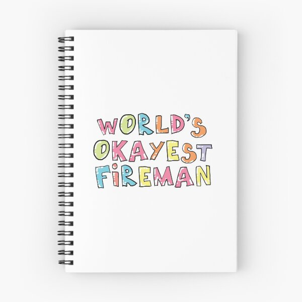 Item preview, World's Okayest Fireman Gift Idea designed and sold by betternotes.