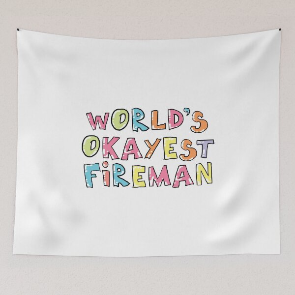 Item preview, World's Okayest Fireman Gift Idea designed and sold by betternotes.