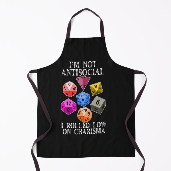 Item preview, I´m Not Antisocial I Rolled Low on Charisma RPG Tabletop designed and sold by sunnym79.
