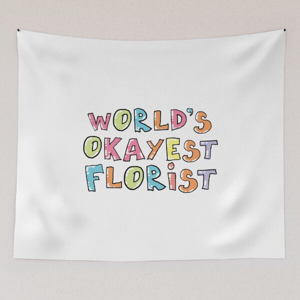 Item preview, World's Okayest Florist Gift Idea designed and sold by betternotes.