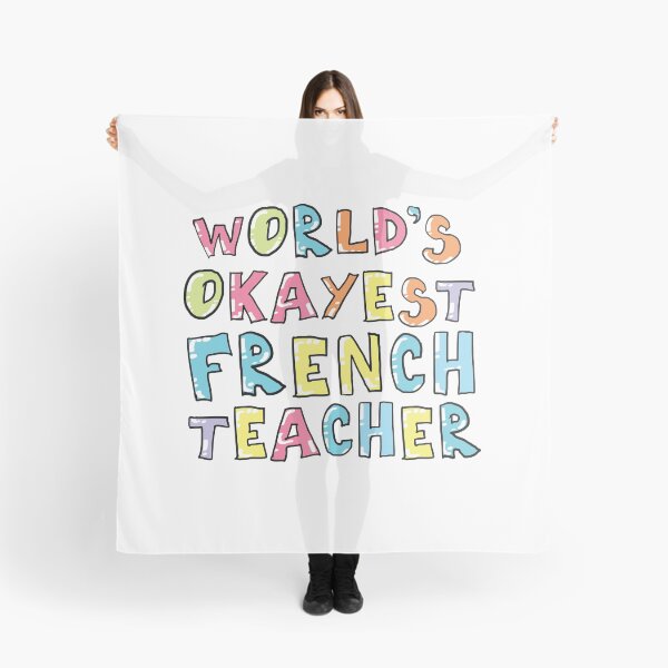 Item preview, World's Okayest French Teacher Gift Idea designed and sold by betternotes.