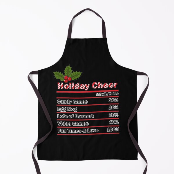 Holiday Cheer with Family, Friends, and Loved Ones with Holly. Apron