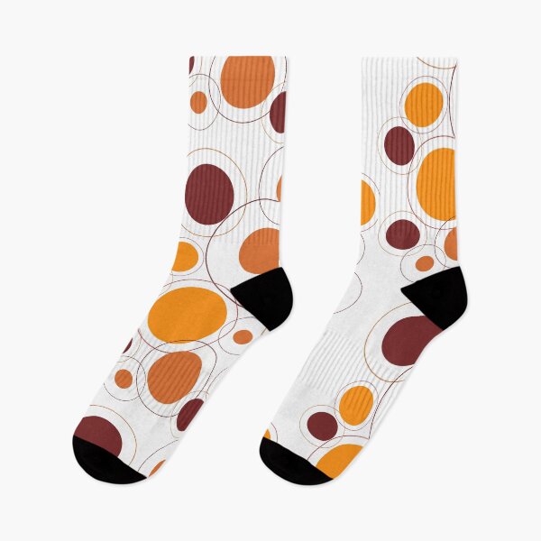 Item preview, Fall and Autumn yellow, burgandy, orange circle pattern, dots designed and sold by JustAMillenial -.