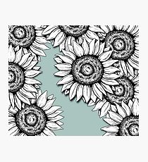 Sie war so wild wie die Blumen Fotodruck