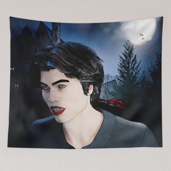 Item preview, Dark And Dangerous Gothic Vampire Design designed and sold by StormyMuse.