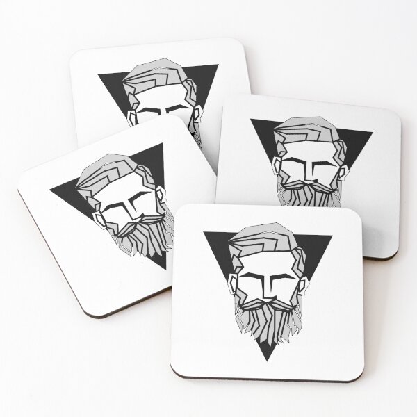 Item preview, Bearded man designed and sold by the Zarock Shop.