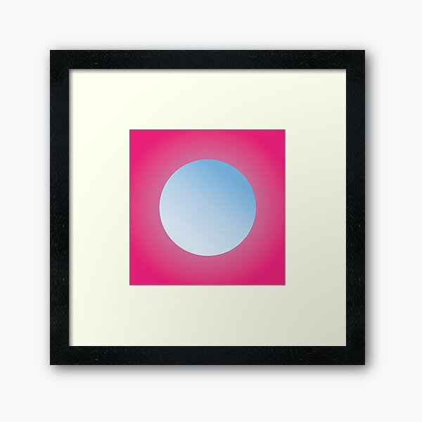 James Turrell Inspired Pink Sky Framed Art Print