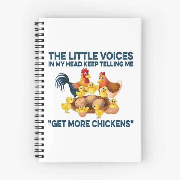 Item preview, The little voices in my head keep telling me Get more chickens designed and sold by MelendezFoster.