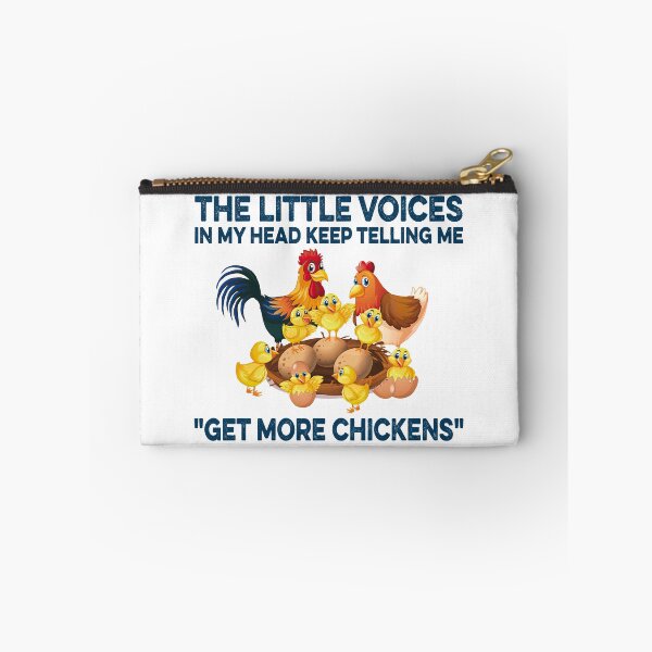 Item preview, The little voices in my head keep telling me Get more chickens  designed and sold by MelendezFoster.