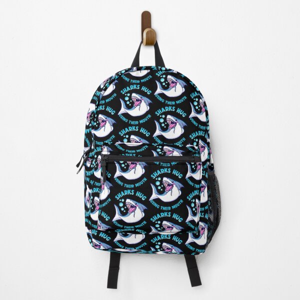 Item preview, Sharks Hug Using Their Mouth Funny Shark Pun designed and sold by perfectpresents.