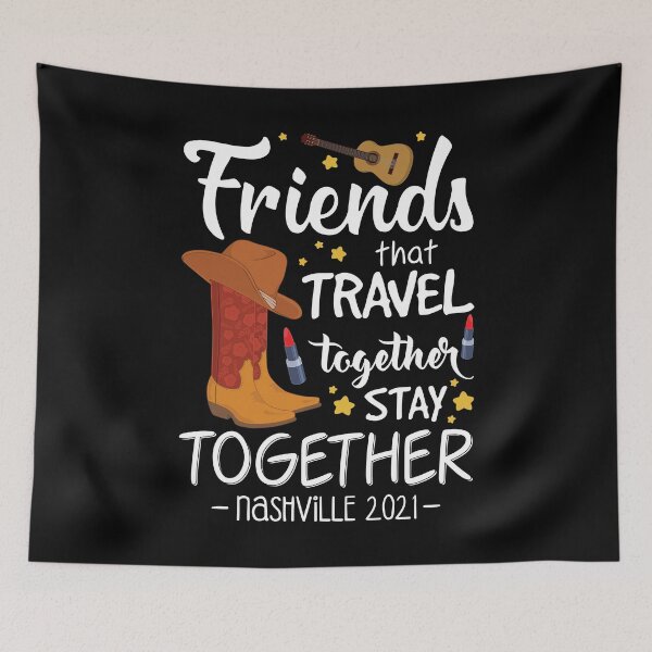 Item preview, Friends That Travel Bachelorette 2021 Nashville Girls Trip design designed and sold by jakehughes2015.