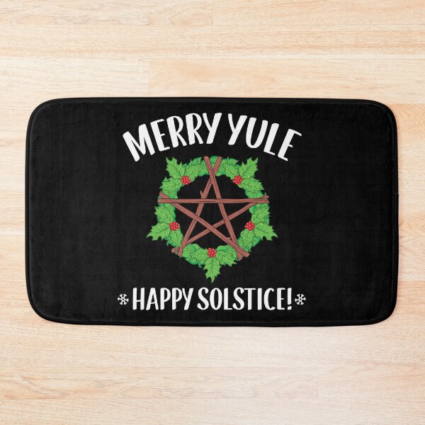 Item preview, Wiccan Merry Yule Winter Solstice print designed and sold by jakehughes2015.