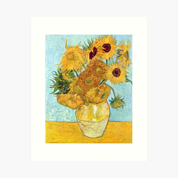 Aperçu de l'œuvre Van Gough - Tournesols créée et vendue par le daddy.