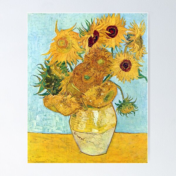 Aperçu de l'œuvre Van Gough - Tournesols créée et vendue par le daddy.