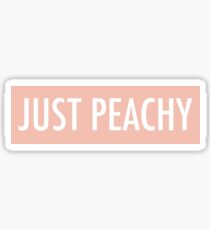 Just Peachy Sticker