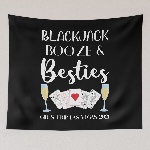 Item preview, Blackjack Booze Besties Bachelorette Girls Trip Las Vegas design designed and sold by jakehughes2015.