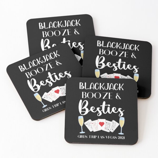 Item preview, Blackjack Booze Besties Bachelorette Girls Trip Las Vegas design designed and sold by jakehughes2015.