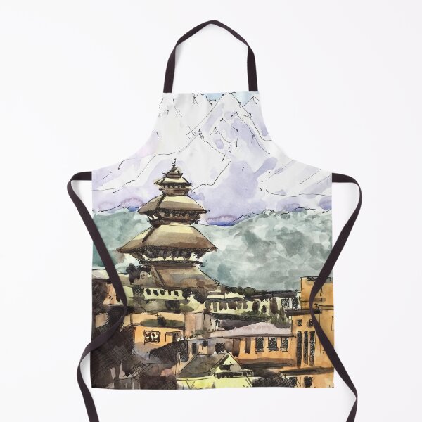 Item preview, Nepal Temple Bhaktapur Kathmandu designed and sold by TheJoeyStudio.