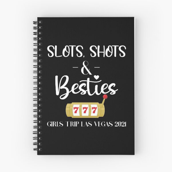 Item preview, Slots Shots Besties Bachelorette Las Vegas 2021 Girls Trip print designed and sold by jakehughes2015.