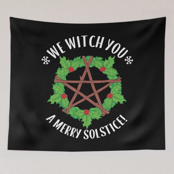 Item preview, Yule Pagan We Witch You A Merry Winter Solstice product designed and sold by jakehughes2015.