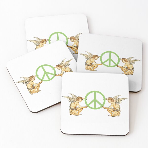 Item preview, Golden Cherub Peace Angelic Wings (Angels) designed and sold by OneCherubim.
