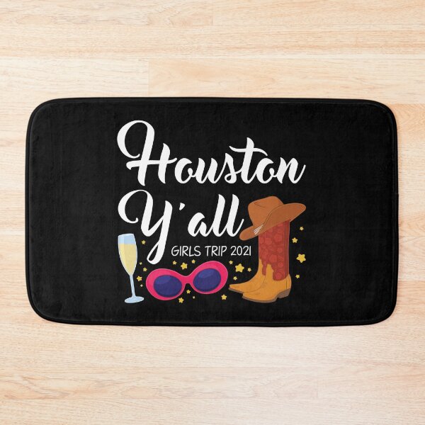 Item preview, Funny Bachelorette Yall Houston Girls Trip 2021 graphic designed and sold by jakehughes2015.