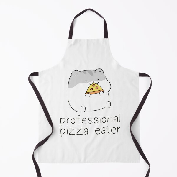 Item preview, Professional Pizza Eater Cute Hamster designed and sold by mousepotatoes.