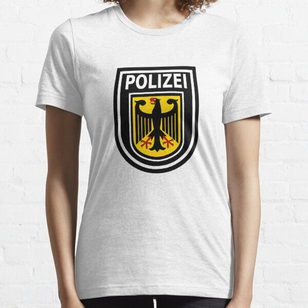 BEST SELLER Polizei Deutsches Logo Merchandise Essential T-Shirt