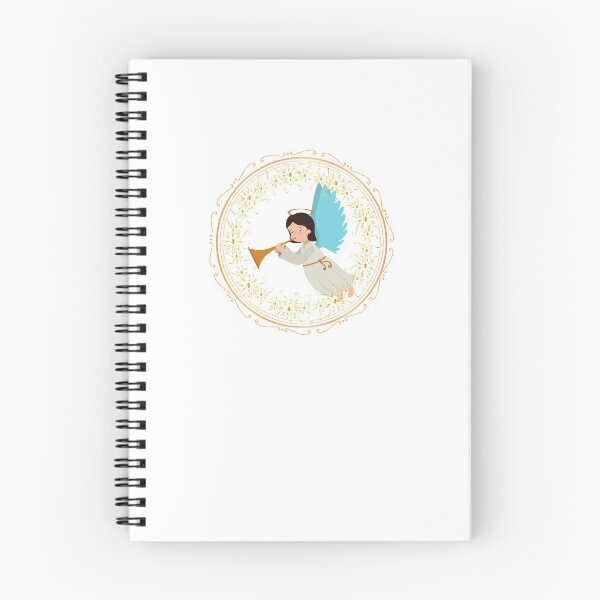 Item preview, Cute Angel Blowing Trumpet Angelic Wings (Angels) designed and sold by OneCherubim.