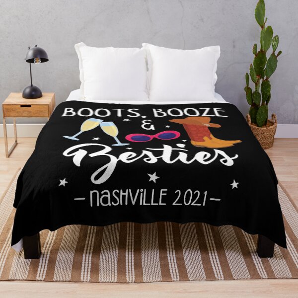 Item preview, Boots Booze Besties Bachelorette Nashville Girls Trip 2021 product designed and sold by jakehughes2015.