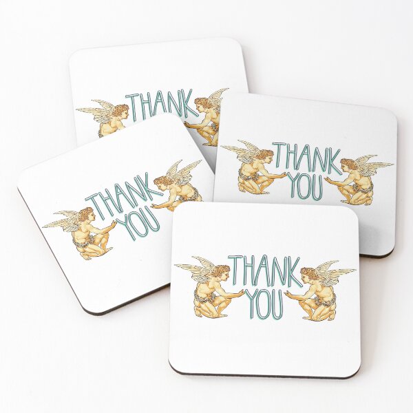 Item preview, Golden Cherub Thank You Angelic Wings (Angels) designed and sold by OneCherubim.