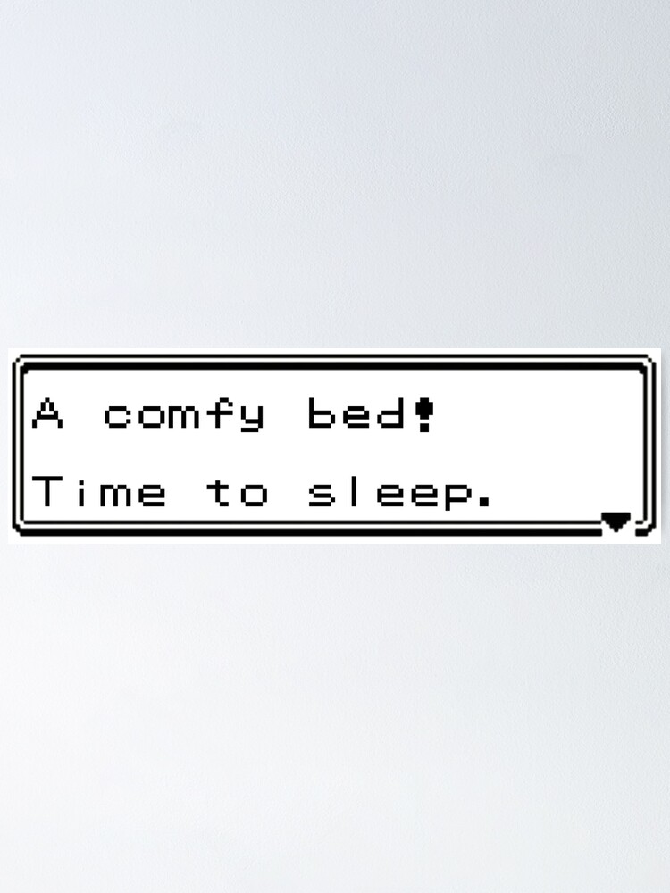 Alternate view of A Comfy Bed Time to Sleep Poster