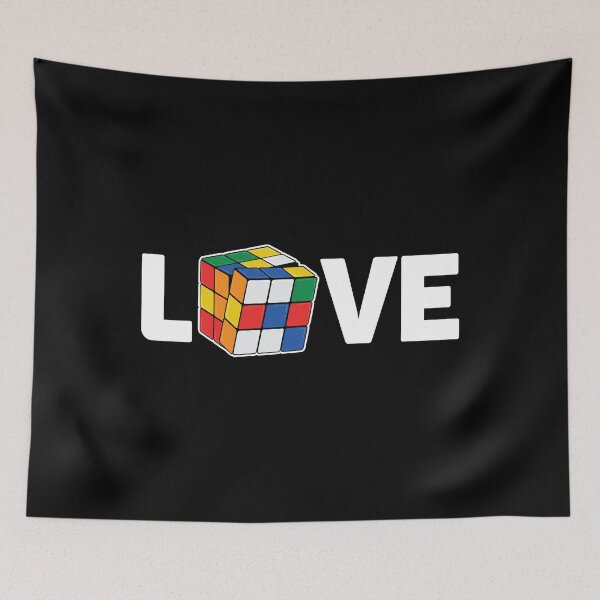 Item preview, Love Puzzle Cube Speed Cubing print designed and sold by jakehughes2015.