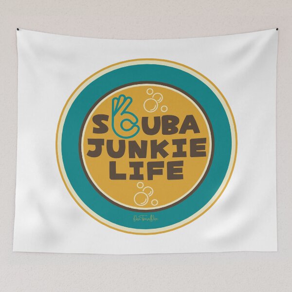 Item preview, Scuba Junkie Life! designed and sold by TravelDive.